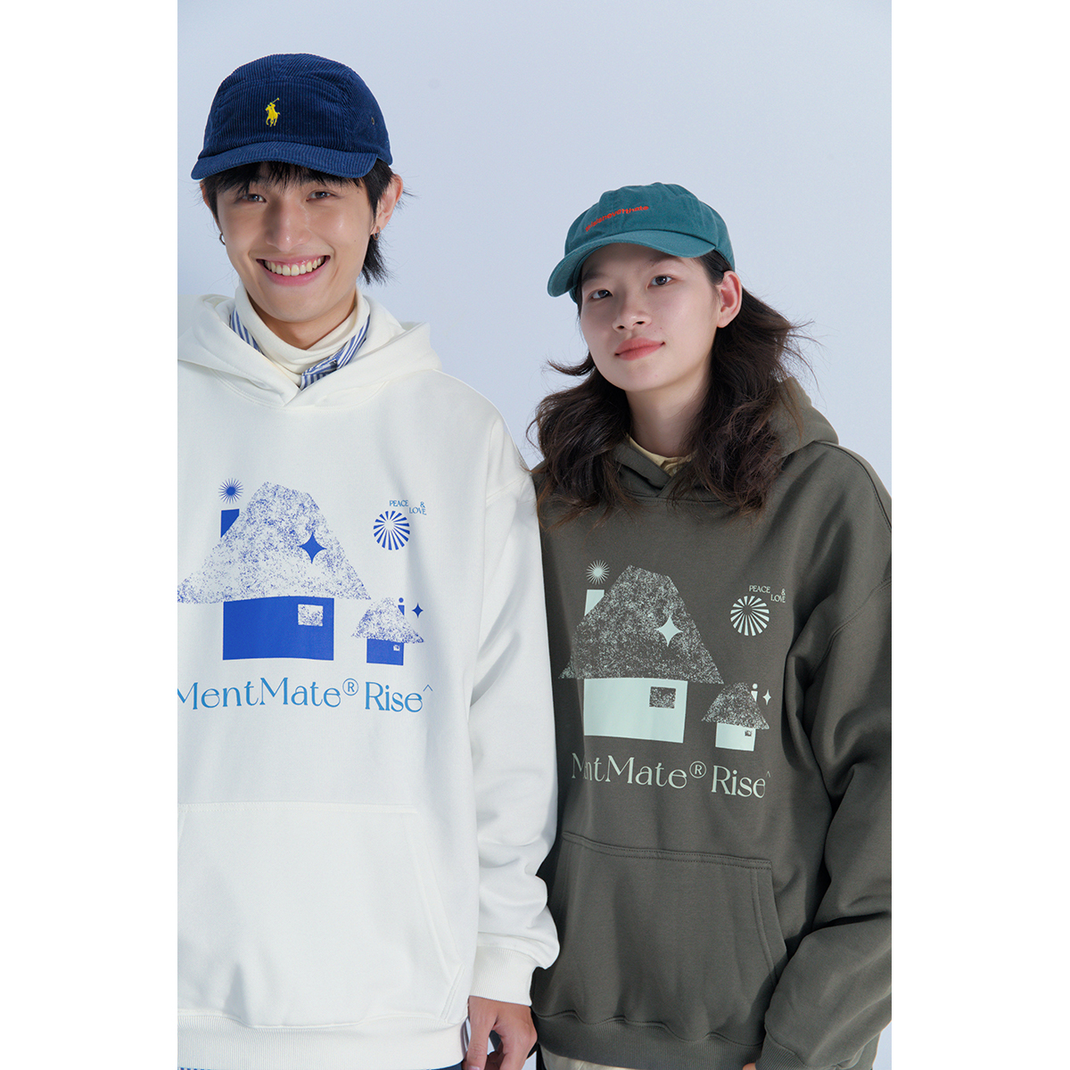 秋冬童趣连帽印花卫衣个性上衣男