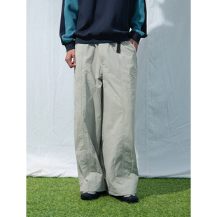 25AW 长裤 户外防风防泼水机能风休闲裤 松紧腰直筒裤 男 Mentmate