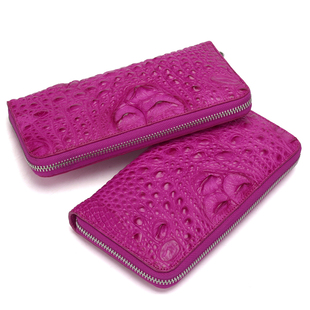 新款泰国鳄鱼皮钱包女长款手拿包真皮女包包多卡位手包手抓包