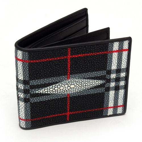 Модный ультратонкий короткий бумажник, из натуральной кожи