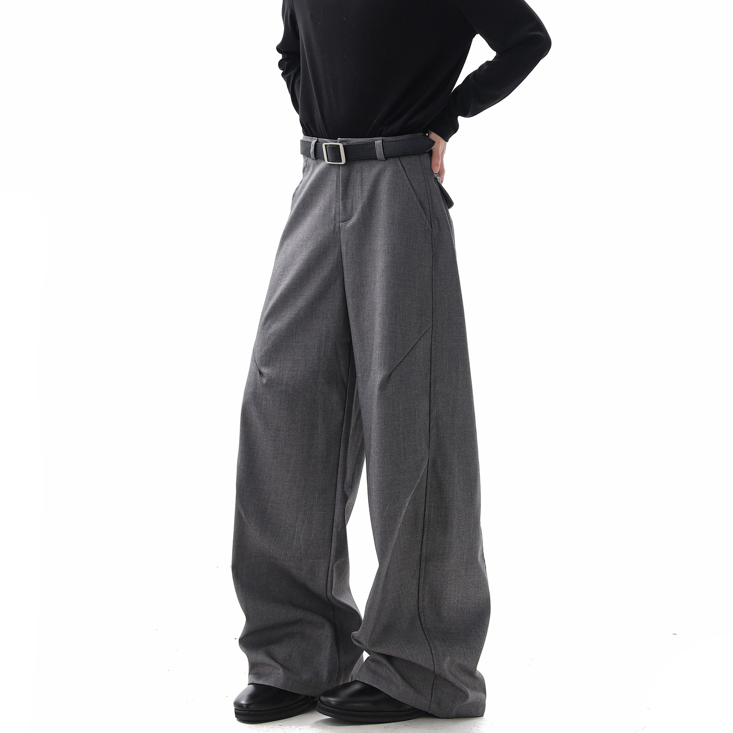 悟空有货潮牌美式解构高级感垂感西裤男女复古宽松阔腿百搭休闲裤,男装,西裤,淘宝优惠券,粉丝福利购,淘宝优惠卷