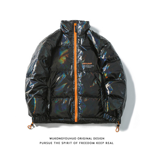 悟空有货ins炫彩潮牌嘻哈棉袄