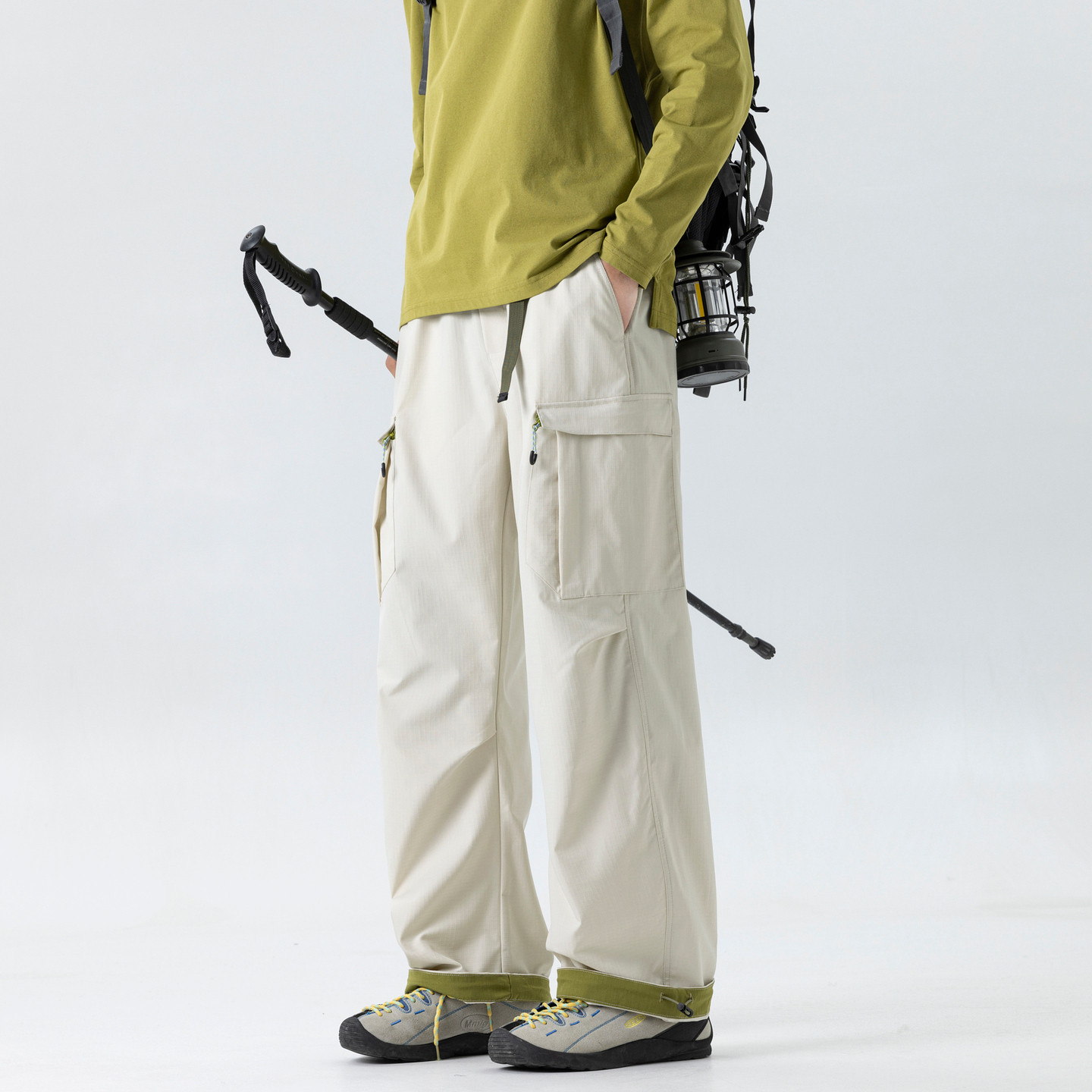 悟空有货潮牌美式机能风大口袋运动冲锋裤男宽松户外百搭休闲长裤,男装,休闲裤,淘宝优惠券,粉丝福利购,淘宝优惠卷