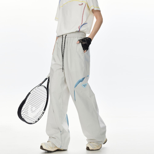 美式户外运动透气拼接解构运动裤