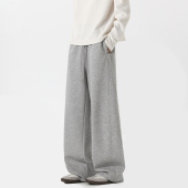 街头宽松阔腿百搭休闲裤 男秋季 纯色垂感运动卫裤 悟空有货潮牌美式