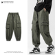男女潮牌宽松阔腿休闲百搭哈伦长裤 悟空有货日系复古多口袋工装 裤