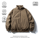 悟空有货2025冬季 羽绒服男潮牌90白鸭绒保暖加厚外套 日系纯色工装