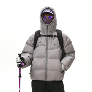 悟空有货冬季 保暖防水面包服外套 户外机能风连帽棉服男女潮牌美式