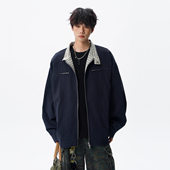 悟空有货美式 潮牌cleanfit哈灵顿夹克男复古宽松百搭休闲工装 外套