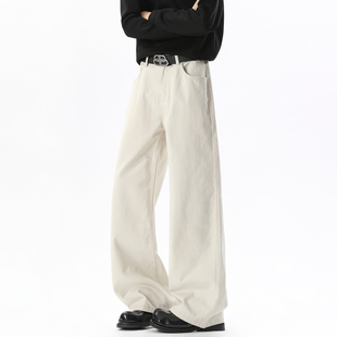 男街头宽松百搭阔腿休闲长裤 裤 复古纯色直筒工装 悟空有货潮牌美式