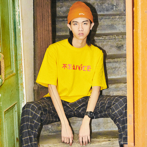 街头潮牌印花短袖t恤