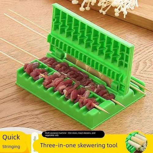 烤肉串机烤肉串多功能快速野餐家用羊肉串肉串工具