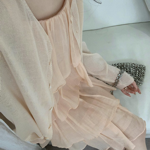 grapestone 葡萄籽-多色宽松亲肤开衫针织开衫(不含连衣裙)