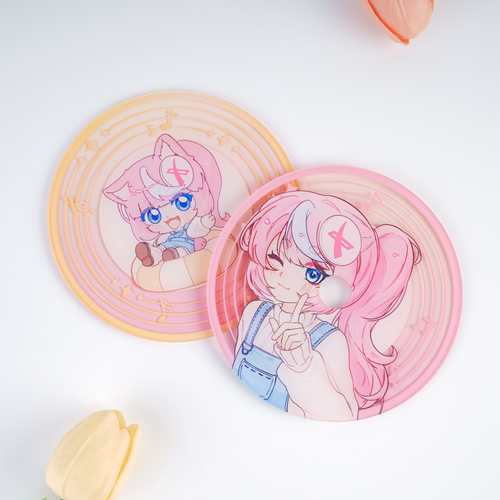 亚克力唱片定制亚克力CD片片定制圆形照片打印明星周边演唱会应援