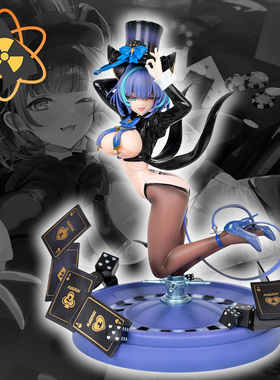 柴郡绚烂夜梦逆兔女郎手办美少女轮盘动漫周边模型二次元游戏摆件