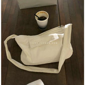 2020ins韩国经典 升级单肩斜跨百搭学院风帆布包女潮包大容量布包