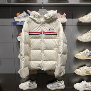 李宁羽绒服女子2025冬季款简洁休闲鸭绒加厚运动短羽绒服AYMV234