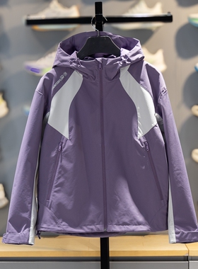 李宁防护珑壳外套女2026春季新款防风防泼水保暖夹克上衣AJDW040