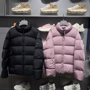 李宁羽绒服2025冬季新款健身女子立领保暖防泼水鹅绒外套AYMV186