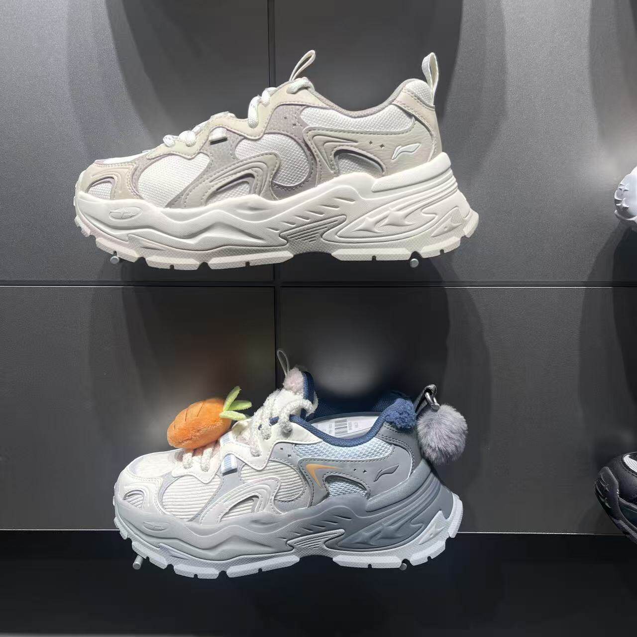 李宁休闲鞋女子2025冬季新款星芒低帮时尚潮流舒适运动鞋 AGCV252