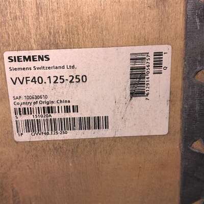 咨询西门子VVF40.125-250 DN125两通阀、VXF4议价