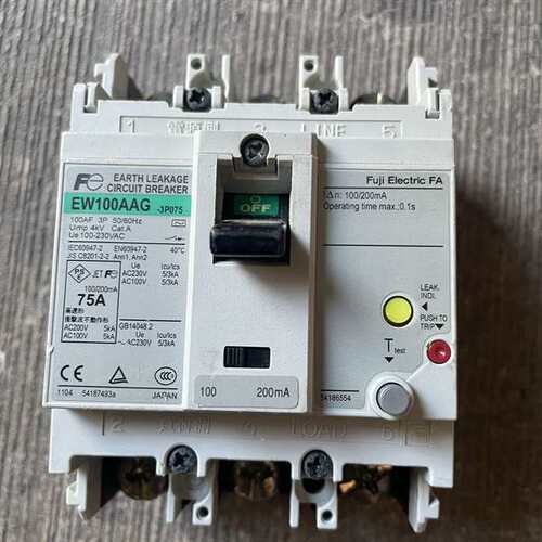 咨询富士漏电断路器EW100AAG，75A，3P，100/2议价