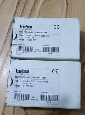 咨询Trafag 压力传感器8298.74.2317    0-议价