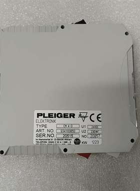 咨询PLEIGER CM4-D  9341100850  阀门遥议价