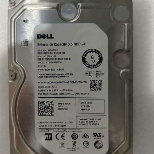 咨询DELL 6TB ST6000NM0034 3.5寸 7.2议价