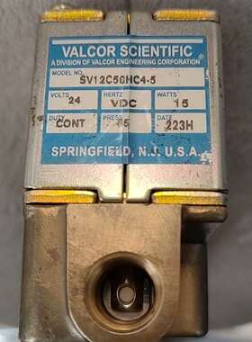 咨询美国 VALCOR SCIENTIFIC 电磁阀SV12C5议价