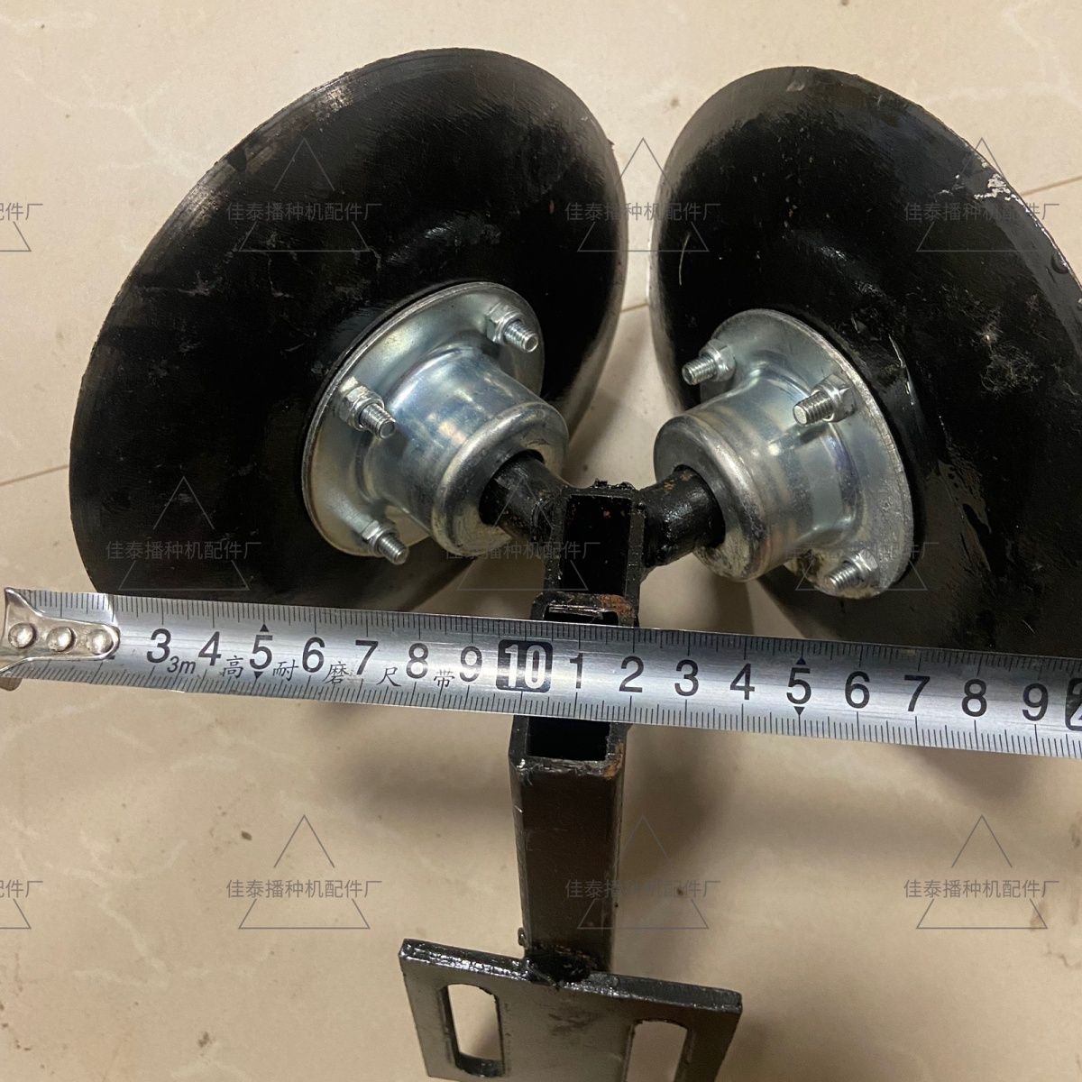 播种机绞龙平土器配件圆盘式分土盘平土器配件圆盘分土器总成