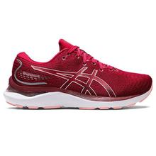 ASICS亚瑟士女鞋耐磨防滑减震跑步鞋正品玫红色 GEL-CUMULUS 24