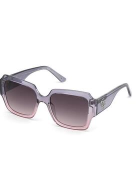 代购GUESS女士太阳镜遮光防紫外线渐变镜片时尚造型方形渐变色