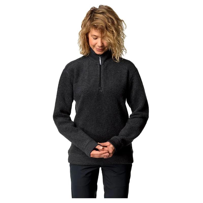 代购HOUDINI女士抓绒衣保暖透气防异味上衣半拉链棉服Alto half