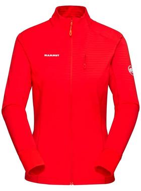 代购Mammut女士软壳衣防风保暖户外夹克立领长袖外套1014-04560