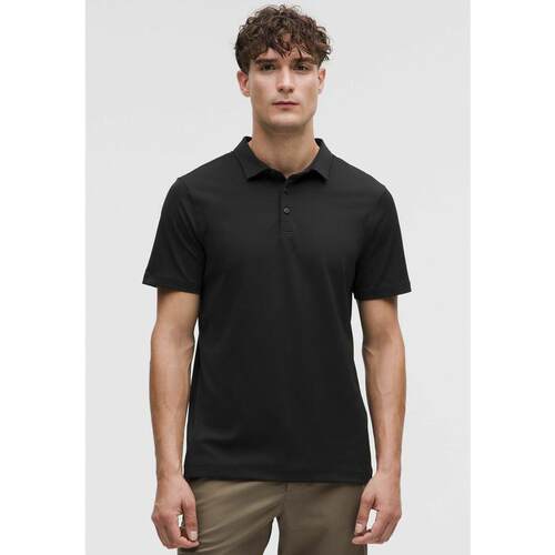 代购lululemon露露乐蒙男士Polo衫透气舒适贴身排汗日常穿着