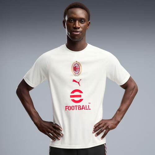 Pumab彪马AC Milan AC米兰队足球日常训练热身球衣队服男短袖T恤