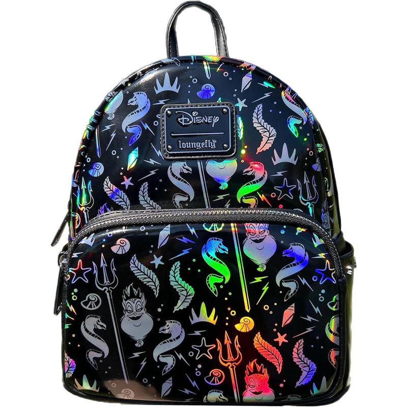 代购Loungefly迪士尼双肩包多口袋设计可调节肩带轻便携带