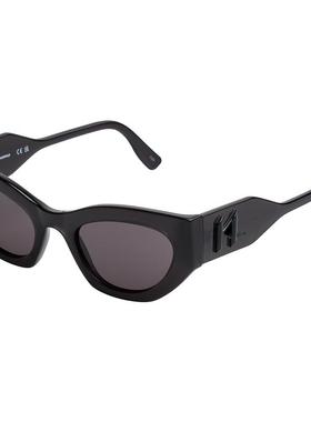 Karl Lagerfeld女士太阳镜UV400防护抗反射高透光防紫外线猫眼型