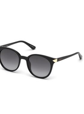 代购GUESS女士太阳镜防紫外线遮光偏光抗眩光圆形黑色渐变镜片