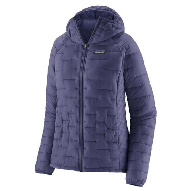 代购PATAGONIA女羽绒服保暖轻便防风保暖外套连帽长袖Micro Puff