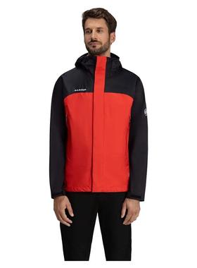 代购Mammut男冲锋衣防水防风硬壳外套连帽户外夹克Microlayer 2.0