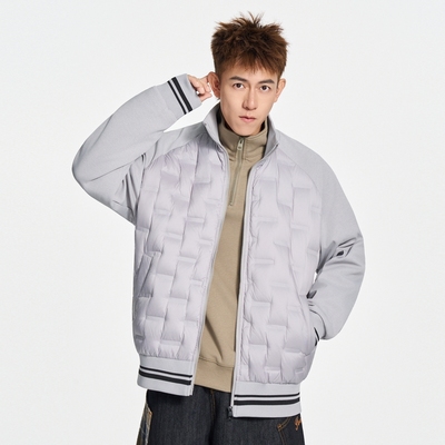 以纯90轻薄羽绒服立领棒球服外套