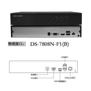 海康威视4路网络硬盘录像机DS 7808N 萤石云 二手 监控H265