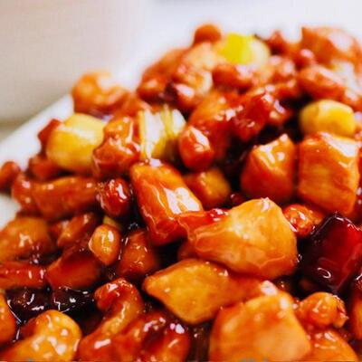 四川驻京办贡院蜀楼川办餐厅宫保鸡丁酸甜口鸡肉熟食即食