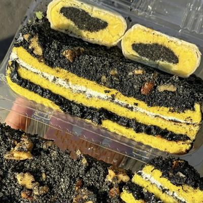 北京茶饼斋 黑芝麻奶糕 茉莉乳酪饼 龙井普洱红茶糕点心下午茶点1