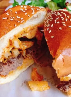 北京悠航鲜啤 Slow Boat Brewery薯条汉堡素食汉堡即食西餐下午茶