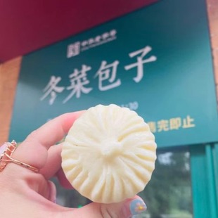 北京老字号来今雨轩鲁迅爱吃的包子冬菜包子肉沫大包肉包熟食即食