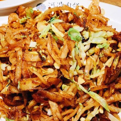 北京河沿肉饼BeijingPie素炒饼五花肉老北京猪肉即食主食