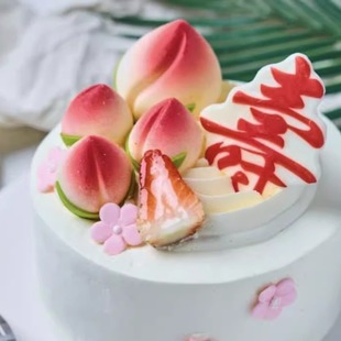 北京崇文门新侨三宝乐 生日蛋糕动物奶油蛋糕 小时候味道80后北京